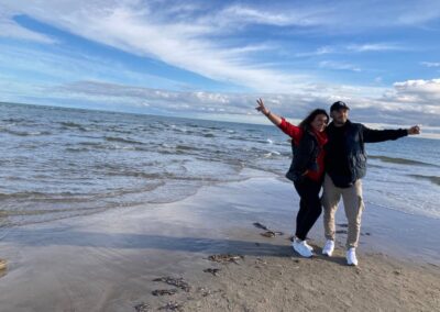 Paar am Meer